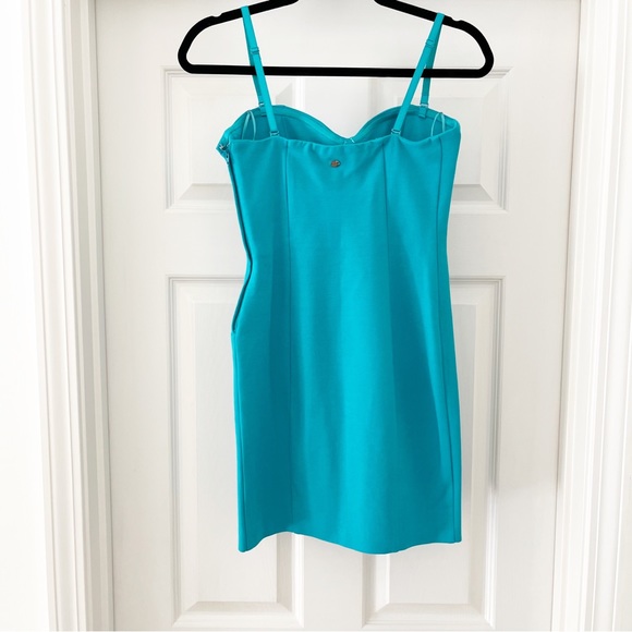 Guess Sexy Aqua Bustier Mini Dress size small - Picture 4 of 10
